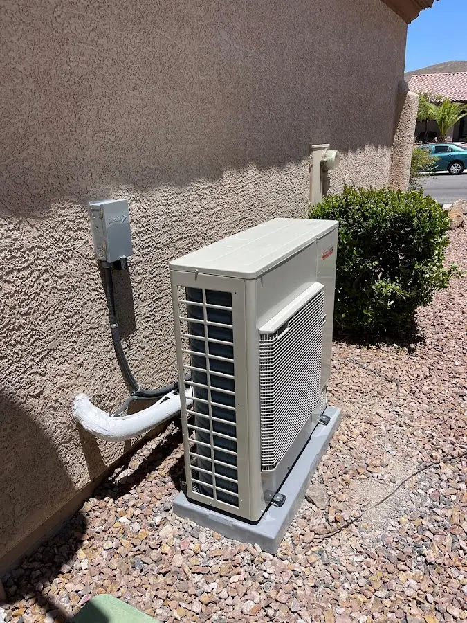Residential air conditioning condenser unit in Royse City